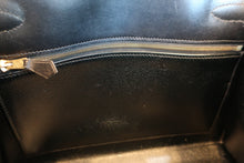 画像をギャラリービューアに読み込む, HERMES／エルメス ケリー28 ボックスカーフ ブラック 〇Z刻印 ショルダーバッグ 700030286
