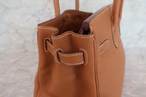 HERMES／エルメス バーキン30 トゴ ゴールド □M刻印 ハンドバッグ 700080123
