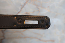 画像をギャラリービューアに読み込む, HERMES／エルメス ケリー28 ボックスカーフ ブラック 〇Z刻印 ショルダーバッグ 700030286
