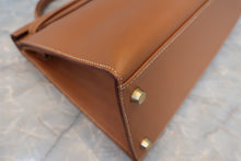 將圖片載入圖庫檢視器 HERMES／エルメス ケリー32 クシュベル ゴールド □A刻印 ハンドバッグ 700070057
