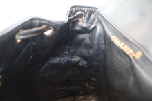 Load image into Gallery viewer, CHANEL Matelasse chain back pack Lambskin Black/Gold hadware Back pack 600090197
