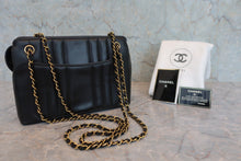 画像をギャラリービューアに読み込む, CHANEL/シャネル マドモアゼルチェーンショルダーバッグ ラムスキン ブラック/ゴールド金具 ショルダーバッグ 800080058
