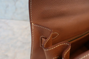 HERMES／エルメス ケリー32 クシュベル ゴールド □A刻印 ハンドバッグ 700070057