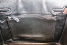 Load image into Gallery viewer, HERMES BIRKIN 30 Bi-color Togo leather Chocolat/Black □I Engraving Hand bag 700050201
