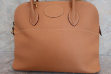 Load image into Gallery viewer, HERMES BOLIDE 35 Graine Couchevel leather Natural 〇W Engraving Shoulder bag 500080088
