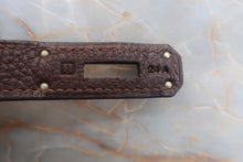 Load image into Gallery viewer, HERMES BIRKIN 30 Bi-color Togo leather Chocolat/Black □I Engraving Hand bag 700050201
