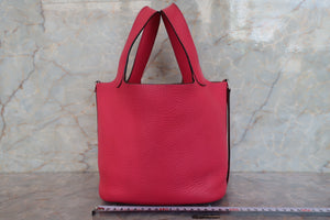 HERMES／エルメス ピコタンロックＰＭ トリヨンクレマンス ローズエクストリーム A刻印 ハンドバッグ 700090169