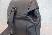 画像をギャラリービューアに読み込む, CHANEL/シャネル トリプルココマークチェーンリュック キャビアスキン ブラック/ゴールド金具 リュック 800010120
