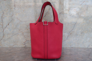 HERMES／エルメス ピコタンロックＰＭ トリヨンクレマンス ローズエクストリーム A刻印 ハンドバッグ 700090169
