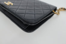 將圖片載入圖庫檢視器 CHANEL/シャネル マトラッセプッシュロックチェーンショルダーバッグ ラムスキン ネイビー/ゴールド金具 ショルダーバッグ 800090164
