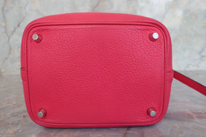 HERMES／エルメス ピコタンロックＰＭ トリヨンクレマンス ローズエクストリーム A刻印 ハンドバッグ 700090169