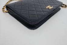 將圖片載入圖庫檢視器 CHANEL/シャネル マトラッセプッシュロックチェーンショルダーバッグ ラムスキン ネイビー/ゴールド金具 ショルダーバッグ 800090164
