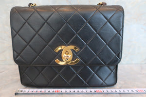 CHANEL/シャネル マトラッセチェーンショルダーバッグ ラムスキン ブラック/ゴールド金具 ショルダーバッグ 600070032