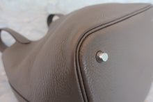 Load image into Gallery viewer, HERMES PICOTIN LOCK MM Clemence leather Etain X Engraving Hand bag 700050167
