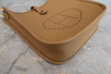 Load image into Gallery viewer, HERMES  EVELYNE TPM Clemence leather Biscuit Z Engraving Shoulder bag 700030185
