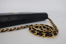 將圖片載入圖庫檢視器 CHANEL/シャネル マトラッセプッシュロックチェーンショルダーバッグ ラムスキン ネイビー/ゴールド金具 ショルダーバッグ 800090164
