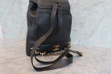 將圖片載入圖庫檢視器 CHANEL/シャネル トリプルココマークチェーンリュック キャビアスキン ブラック/ゴールド金具 リュック 800010120
