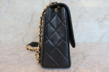 将图片加载到图库查看器，CHANEL/香奈儿 CF 链条包 羊皮 Black/Gold hadware(黑色/金色金属) 肩背包 600070032
