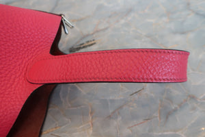 HERMES／エルメス ピコタンロックＰＭ トリヨンクレマンス ローズエクストリーム A刻印 ハンドバッグ 700090169