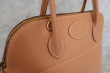 将图片加载到图库查看器，HERMES BOLIDE 35 Graine Couchevel leather Natural 〇W刻印 Shoulder bag 500080088
