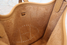 Load image into Gallery viewer, HERMES  EVELYNE TPM Clemence leather Biscuit Z Engraving Shoulder bag 700030185
