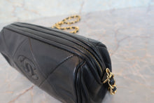 画像をギャラリービューアに読み込む, CHANEL/シャネル ココマークフリンジチェーンショルダーバッグ ラムスキン ブラック/ゴールド金具 ショルダーバッグ 700100218
