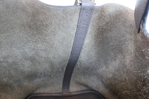 HERMES PICOTIN LOCK MM Clemence leather Etain X Engraving Hand bag 700050167