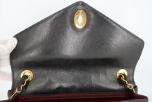 將圖片載入圖庫檢視器 CHANEL/シャネル Vステッチチェーンショルダーバッグ ラムスキン ブラック/ゴールド金具 ショルダーバッグ 800100015
