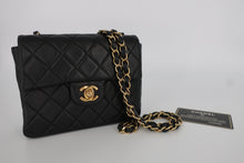 將圖片載入圖庫檢視器 CHANEL/シャネル ミニマトラッセシングルフラップチェーンショルダーバッグ ラムスキン ブラック/ゴールド金具 ショルダーバッグ 800090245
