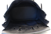 Load image into Gallery viewer, HERMES BIRKIN 35 Clemence leather Blue Indigo □G Engraving Hand bag 700030259
