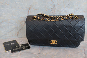 CHANEL/香奈儿 CF 双盖 双链 肩背包 羊皮 Black/Gold hadware(黑色/金色金属) 肩背包 600090249