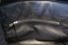 Load image into Gallery viewer, HERMES BIRKIN 35 Clemence leather Blue Indigo □G Engraving Hand bag 700030259
