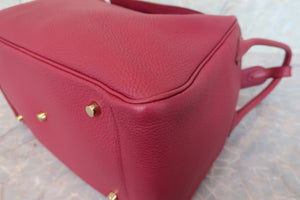 HERMES／エルメス リンディ34 トリヨンクレマンス ルビー □O刻印 ショルダーバッグ 700090160