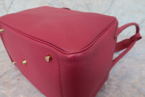 HERMES／エルメス リンディ34 トリヨンクレマンス ルビー □O刻印 ショルダーバッグ 700090160