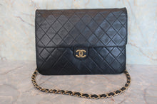 將圖片載入圖庫檢視器 CHANEL/シャネル マトラッセプッシュロックチェーンショルダーバッグ ラムスキン ブラック/ゴールド金具 ショルダーバッグ 800060178
