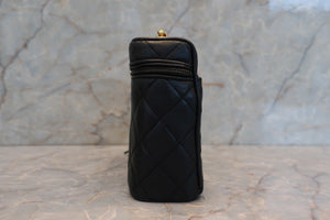 CHANEL/シャネル マトラッセフリンジチェーンショルダーバッグ ラムスキン ブラック/ゴールド金具 ショルダーバッグ 700070089