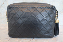 画像をギャラリービューアに読み込む, CHANEL/シャネル マトラッセフリンジチェーンショルダーバッグ ラムスキン ブラック/ゴールド金具 ショルダーバッグ 800010119
