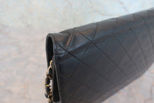 將圖片載入圖庫檢視器 CHANEL/シャネル マトラッセプッシュロックチェーンショルダーバッグ ラムスキン ブラック/ゴールド金具 ショルダーバッグ 800060178
