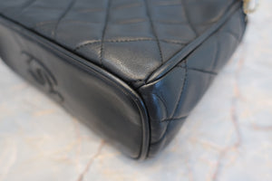 CHANEL/シャネル マトラッセフリンジチェーンショルダーバッグ ラムスキン ブラック/ゴールド金具 ショルダーバッグ 700070089