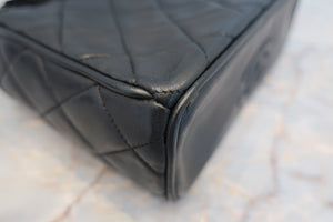 CHANEL/シャネル マトラッセフリンジチェーンショルダーバッグ ラムスキン ブラック/ゴールド金具 ショルダーバッグ 700070089