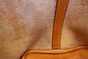 HERMES PICOTIN PM Clemence leather Orange □H刻印 Hand bag 600050213