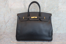 將圖片載入圖庫檢視器 HERMES／エルメス バーキン40 アルデンヌ ブラック □F刻印 ハンドバッグ 700040057
