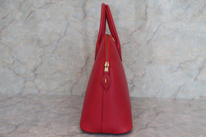 HERMES BOLIDE 35 Graine Couchevel leather Rouge vif □A刻印 Shoulder bag 600070108