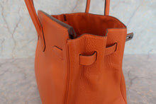 画像をギャラリービューアに読み込む, HERMES／エルメス バーキン35 トリヨンクレマンス オレンジ □I刻印 ハンドバッグ 700080103
