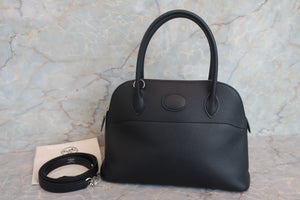 HERMES／エルメス ボリード27 ヴォーエプソン ブラック □M刻印 ショルダーバッグ 700050275