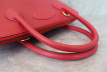 Load image into Gallery viewer, HERMES BOLIDE 35 Graine Couchevel leather Rouge vif □A Engraving Shoulder bag 600070108
