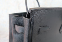 將圖片載入圖庫檢視器 HERMES／エルメス バーキン40 アルデンヌ ブラック □F刻印 ハンドバッグ 700040057
