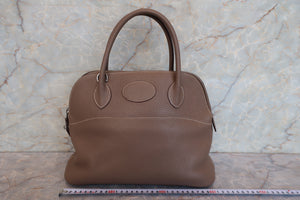 HERMES／エルメス ボリード31 トリヨンクレマンス エトゥープ □I刻印 ショルダーバッグ 700020111