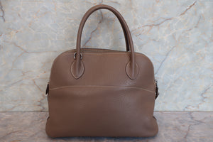 HERMES／エルメス ボリード31 トリヨンクレマンス エトゥープ □I刻印 ショルダーバッグ 700020111
