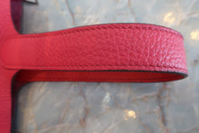 Load image into Gallery viewer, HERMES PICOTIN LOCK CASAQUEClemence leather  2PM Rose Mexico/Rose extreme/Rouge de Cou Z Engraving Hand bag 600060001
